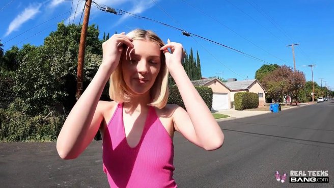 Пригласил блондинку на свидание с горячим трахом #1